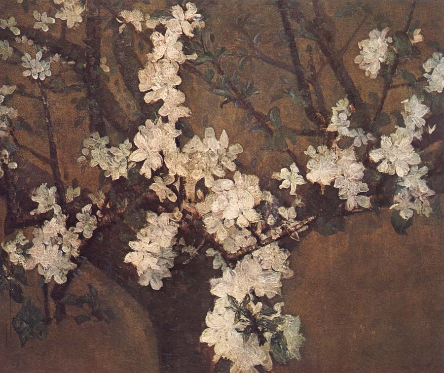 John Russell Almond tree in blossom